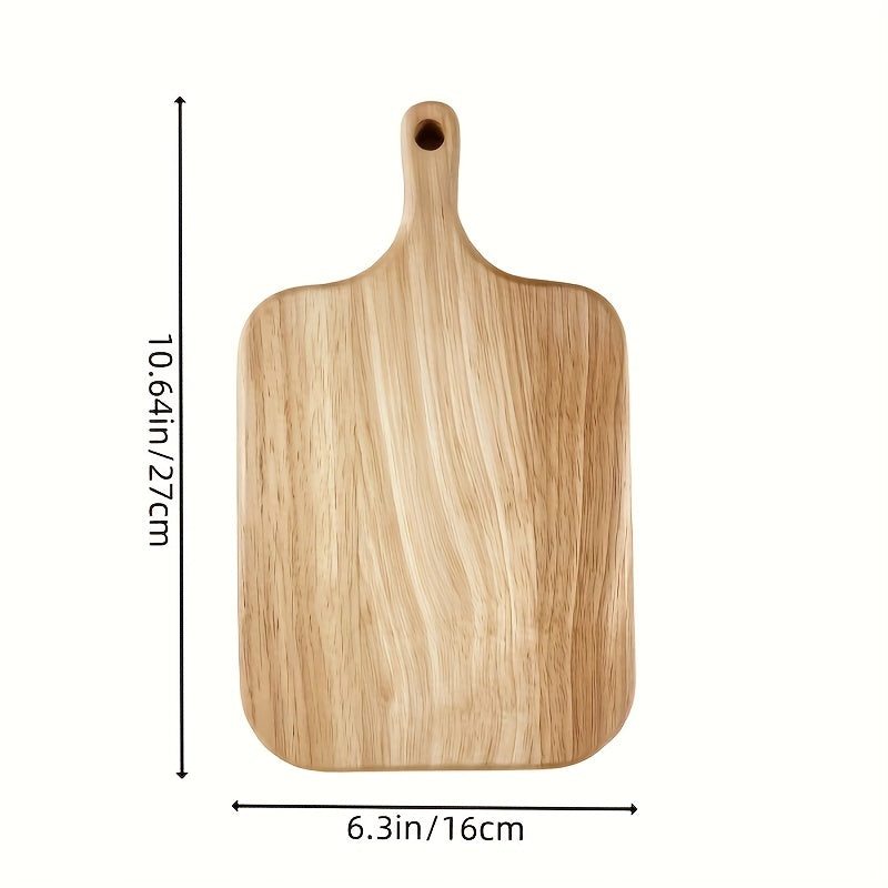 1 High-Grade Acacia Wood Cutting Board, High-Quality Oak Cutting Board, Creative Plate Board, Cheese Board. Durable. Suitable for Cutting Cheese, Meat, Vegetables And Fruits. Breakfast, Plate Setting, Pizza. Perfect for Home And Dorm Kitchens