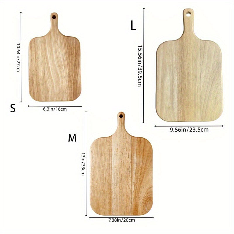 1 High-Grade Acacia Wood Cutting Board, High-Quality Oak Cutting Board, Creative Plate Board, Cheese Board. Durable. Suitable for Cutting Cheese, Meat, Vegetables And Fruits. Breakfast, Plate Setting, Pizza. Perfect for Home And Dorm Kitchens