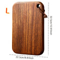 Natural Wooden Cutting Board - a Versatile Double-Sided Board Suitable for Kitchen, Outdoor, Barbecue, And Picnics - Durable And Easy to Clean, Perfect for Meat, Vegetables, Fruits, And Bread - an Ideal Kitchen Tool And Gift for Families And Chefs