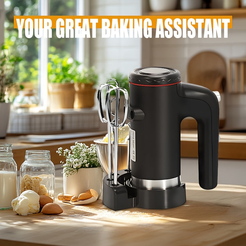 350W High-Powered Electric Egg Beater & Mixer with Multiple Accessories: Ideal for Egg Whisking, Cake Baking And More