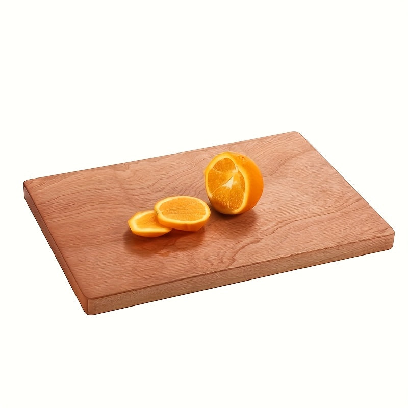 1pc 0.98inch Thick Solid Wood Cutting Board – Double-Sided, Suitable for Cheese, Meat, Bread, Fruits, And Vegetables – Cooked Food Board, Essential for Outdoor Restaurants, Homes, Camping, Portable Wooden Cutting Boards in Kitchens