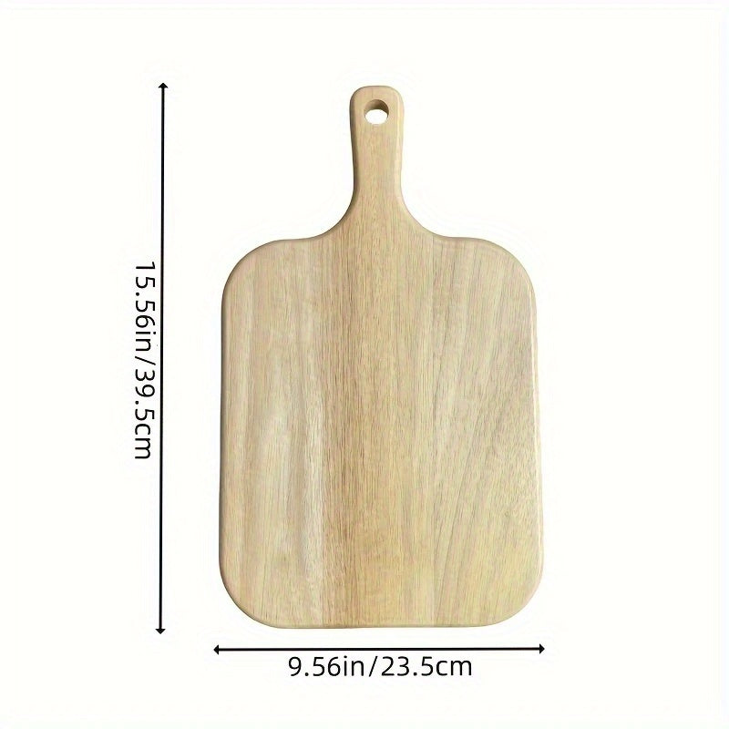 1 High-Grade Acacia Wood Cutting Board, High-Quality Oak Cutting Board, Creative Plate Board, Cheese Board. Durable. Suitable for Cutting Cheese, Meat, Vegetables And Fruits. Breakfast, Plate Setting, Pizza. Perfect for Home And Dorm Kitchens