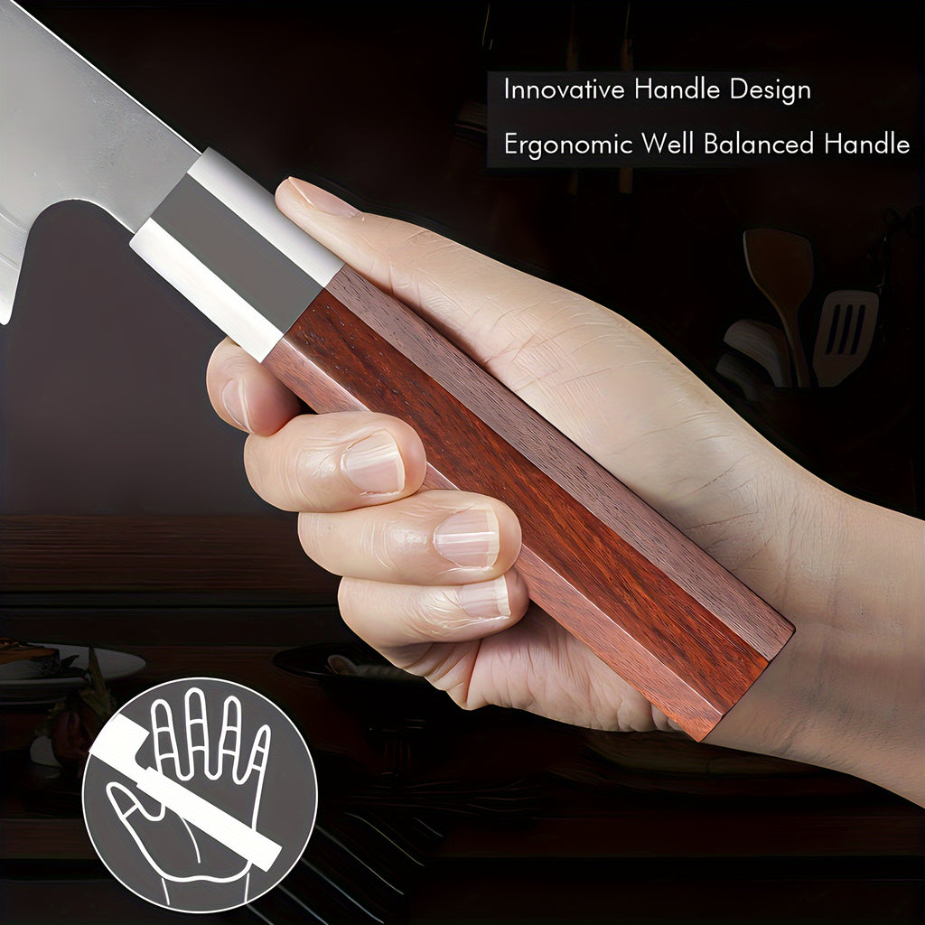 Damascus Cleaver Knife Kitchen Kiritsuke Chef Knives Japanese VG10 Professional Damascus Knife Wooden Handle Sharp Slicing Knife Meat Chopping Knife Sashimi Sushi Fish Knife Vegetable Knife Women Chef Knife For Home Kitchen Restaurant