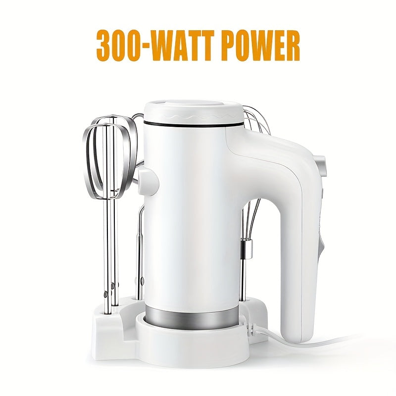 350W High-Powered Electric Egg Beater & Mixer with Multiple Accessories: Ideal for Egg Whisking, Cake Baking And More