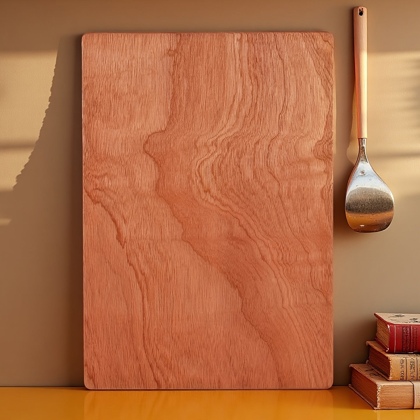 1pc 0.98inch Thick Solid Wood Cutting Board – Double-Sided, Suitable for Cheese, Meat, Bread, Fruits, And Vegetables – Cooked Food Board, Essential for Outdoor Restaurants, Homes, Camping, Portable Wooden Cutting Boards in Kitchens