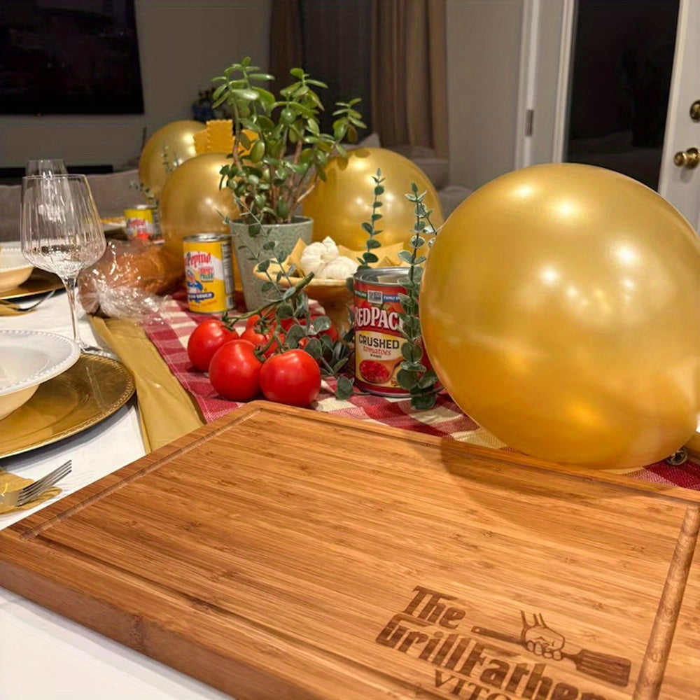 1pc of Custom Pizza Board Made from Solid Wood, Featuring a Double-Sided Design Suitable for Chopping, BBQ, And Cutting Various Foods Like Vegetables, Fruits, Steak, And Meat. an Ideal Personalized Gift for Boyfriends, Fathers