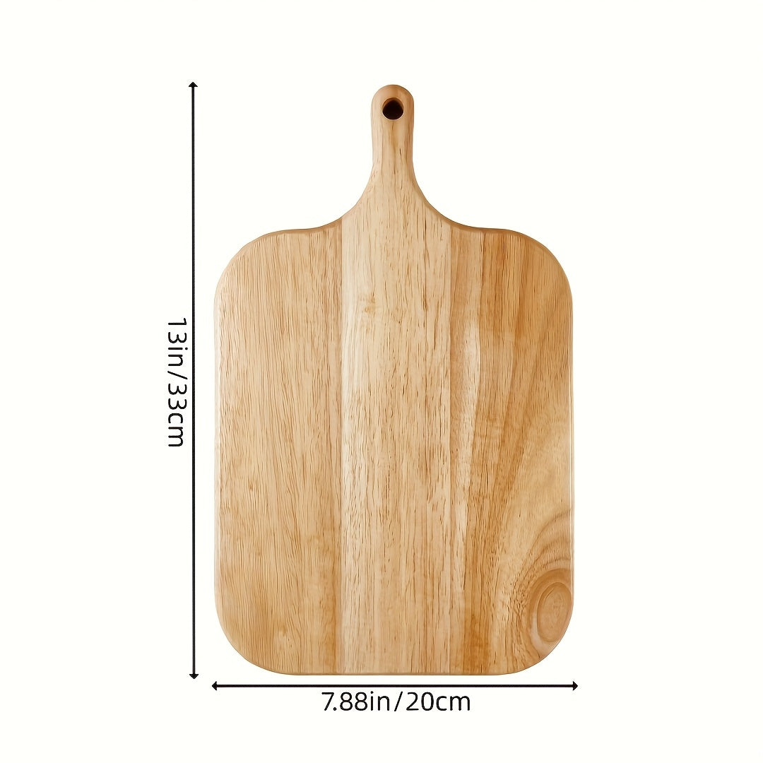 1 High-Grade Acacia Wood Cutting Board, High-Quality Oak Cutting Board, Creative Plate Board, Cheese Board. Durable. Suitable for Cutting Cheese, Meat, Vegetables And Fruits. Breakfast, Plate Setting, Pizza. Perfect for Home And Dorm Kitchens