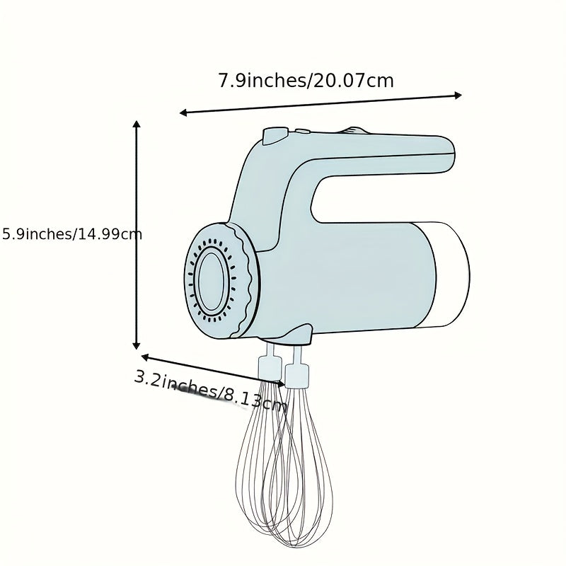 350W High-Powered Electric Egg Beater & Mixer with Multiple Accessories: Ideal for Egg Whisking, Cake Baking And More