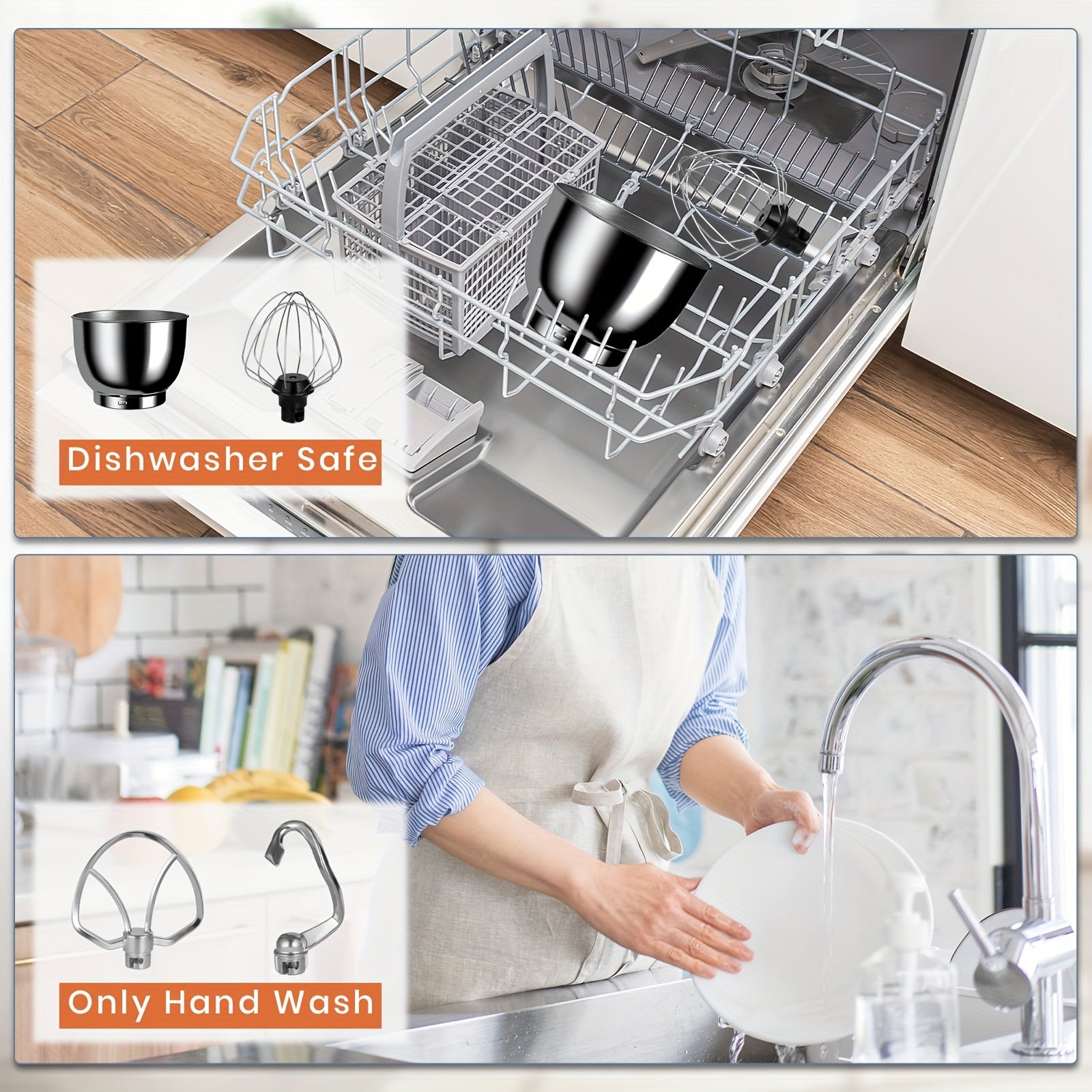 4.76qt Kitchen Machine - Mixer For Baking, Tilt-Head Stand Mixer, 380W, 8 Speeds, With Lid, Whisk, Dough Hook, And Flat Beater | Kitchen Helper For, Delicious Food, Milkshakes, Dough, Egg Beaters, And Salads